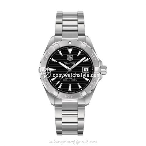 TAG Heuer Aquaracer 300M Calibre 5 41 Stainless Steel / Black / Bracelet WAY2110.BA0928 TAG Heuer Aquaracer 300M Calibre 5 41 Stainless Steel / Black / Bracelet WAY2110.BA0928