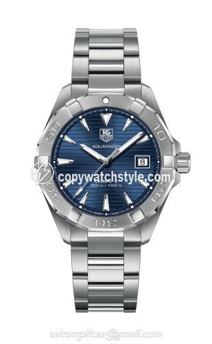 TAG Heuer Aquaracer 300M Calibre 5 40.5 Stainless Steel / Blue / Bracelet WAY2112.BA0910 TAG Heuer Aquaracer 300M Calibre 5 40.5 Stainless Steel / Blue / Bracelet WAY2112.BA0910