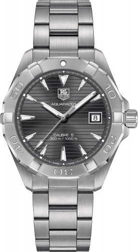 TAG Heuer Aquaracer 300M Calibre 5 41 Stainless Steel / Grey / Bracelet WAY2113.BA0928 TAG Heuer Aquaracer 300M Calibre 5 41 Stainless Steel / Grey / Bracelet WAY2113.BA0928