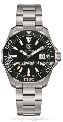 TAG Heuer Aquaracer 300M Calibre 5 41 Stainless Steel / Black / Bracelet WAY211A.BA0928 TAG Heuer Aquaracer 300M Calibre 5 41 Stainless Steel / Black / Bracelet WAY211A.BA0928