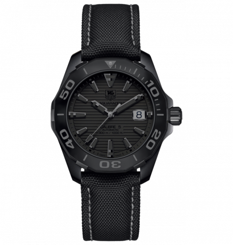 TAG Heuer Aquaracer 300M Calibre 5 41 Titanium PVD / Black Phantom / Nylon WAY218B.FC6364 TAG Heuer Aquaracer 300M Calibre 5 41 Titanium PVD / Black Phantom / Nylon WAY218B.FC6364