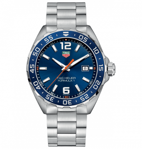 TAG Heuer Formula 1 Quartz 43 Stainless Steel / Blue / Bracelet WAZ1010.BA0842 TAG Heuer Formula 1 Quartz 43 Stainless Steel / Blue / Bracelet WAZ1010.BA0842