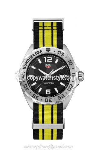 TAG Heuer Formula 1 Quartz 43 Stainless Steel / Bundesliga WAZ1013.BC0892 TAG Heuer Formula 1 Quartz 43 Stainless Steel / Bundesliga WAZ1013.BC0892