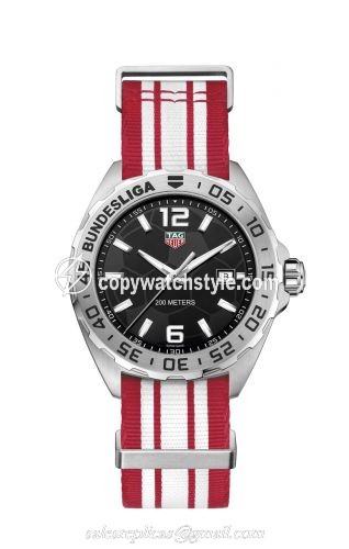 TAG Heuer Formula 1 Quartz 43 Stainless Steel / Bundesliga WAZ1013.BC0897 TAG Heuer Formula 1 Quartz 43 Stainless Steel / Bundesliga WAZ1013.BC0897