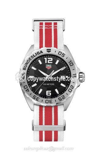 TAG Heuer Formula 1 Quartz 43 Stainless Steel / Bundesliga WAZ1013.BC0899 TAG Heuer Formula 1 Quartz 43 Stainless Steel / Bundesliga WAZ1013.BC0899