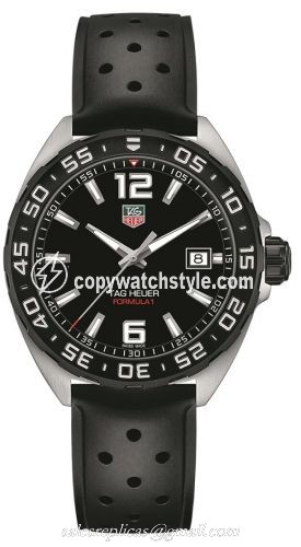 TAG Heuer Formula 1 Quartz 41 Stainless Steel / Black / Rubber WAZ1110.FT8023 TAG Heuer Formula 1 Quartz 41 Stainless Steel / Black / Rubber WAZ1110.FT8023