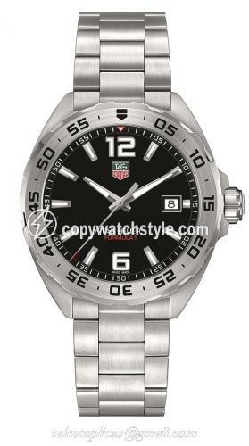 TAG Heuer Formula 1 Quartz 41 Stainless Steel / Black / Bracelet WAZ1112.BA0875 TAG Heuer Formula 1 Quartz 41 Stainless Steel / Black / Bracelet WAZ1112.BA0875