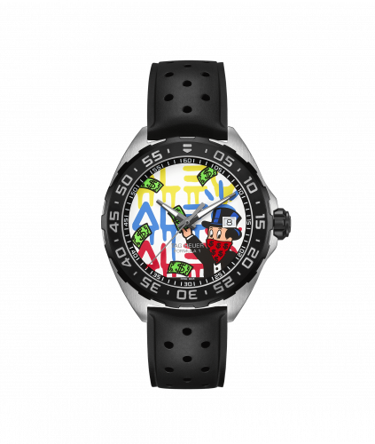 TAG Heuer Formula 1 Quartz 41 Stainless Steel / Alec Monopoly / Rubber WAZ1119.FT8023 TAG Heuer Formula 1 Quartz 41 Stainless Steel / Alec Monopoly / Rubber WAZ1119.FT8023