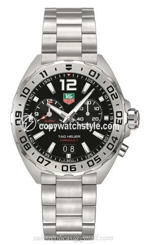 TAG Heuer Formula 1 Alarm 41 Stainless Steel / Black / Bracelet WAZ111A.BA0875 TAG Heuer Formula 1 Alarm 41 Stainless Steel / Black / Bracelet WAZ111A.BA0875