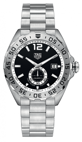 TAG Heuer Formula 1 Calibre 6 43 Stainless Steel / Black / Bracelet WAZ2012.BA0842 TAG Heuer Formula 1 Calibre 6 43 Stainless Steel / Black / Bracelet WAZ2012.BA0842