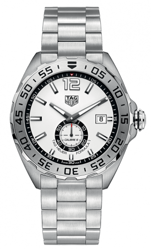TAG Heuer Formula 1 Calibre 6 43 Stainless Steel / White / Bracelet WAZ2013.BA0842 TAG Heuer Formula 1 Calibre 6 43 Stainless Steel / White / Bracelet WAZ2013.BA0842