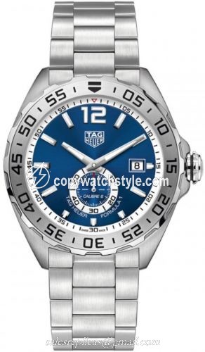 TAG Heuer Formula 1 Calibre 6 43 Stainless Steel / Blue / Bracelet WAZ2014.BA0842 TAG Heuer Formula 1 Calibre 6 43 Stainless Steel / Blue / Bracelet WAZ2014.BA0842