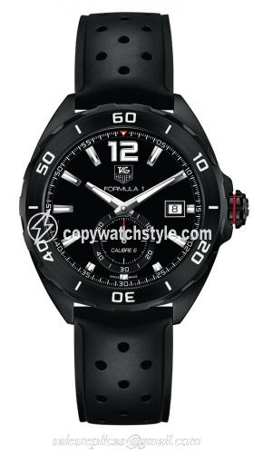 TAG Heuer Formula 1 Calibre 6 43 PVD / Black / Rubber WAZ2112.FT8023