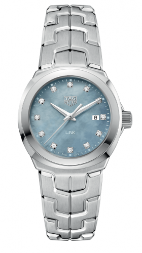 TAG Heuer Link Quartz 32mm Stainless Steel / Blue MOP WBC1313.BA0600 TAG Heuer Link Quartz 32mm Stainless Steel / Blue MOP WBC1313.BA0600