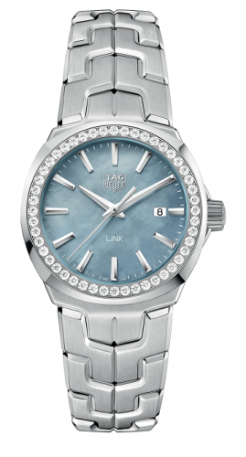 TAG Heuer Link Quartz 32mm Stainless Steel / Diamond / Blue MOP WBC1315.BA0600