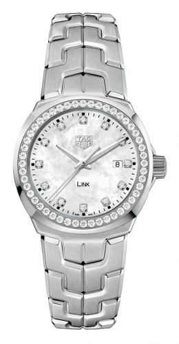 TAG Heuer Link Quartz 32mm Stainless Steel / Diamond / MOP WBC1316.BA0600 TAG Heuer Link Quartz 32mm Stainless Steel / Diamond / MOP WBC1316.BA0600