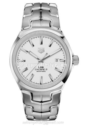 TAG Heuer Link Calibre 5 41 Stainless Steel / Silver / Bracelet WBC2111.BA0603 TAG Heuer Link Calibre 5 41 Stainless Steel / Silver / Bracelet WBC2111.BA0603