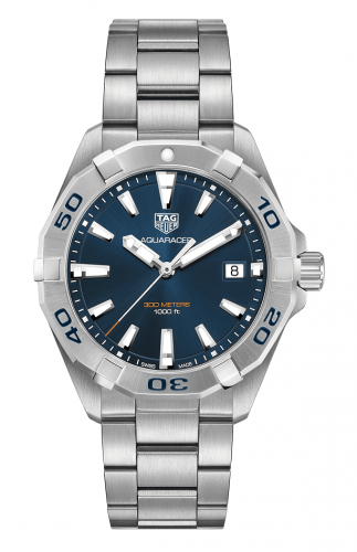 TAG Heuer Aquaracer Quartz 300M 41 Stainless Steel / Blue / Bracelet WBD1112.BA0928 TAG Heuer Aquaracer Quartz 300M 41 Stainless Steel / Blue / Bracelet WBD1112.BA0928