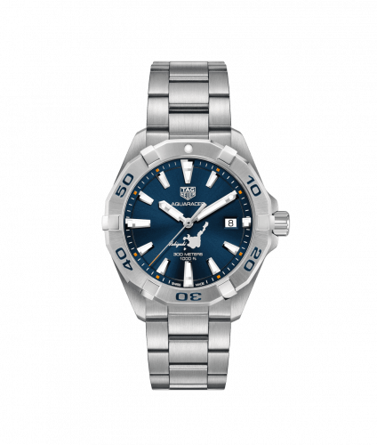 TAG Heuer Aquaracer Quartz 300M 41 Stainless Steel / Blue / Bracelet / Ishigakijima WBD1116.BA0928 TAG Heuer Aquaracer Quartz 300M 41 Stainless Steel / Blue / Bracelet / Ishigakijima WBD1116.BA0928