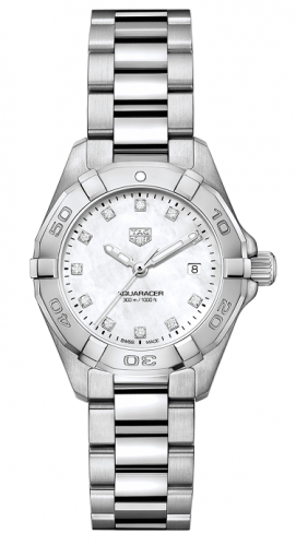 TAG Heuer Aquaracer 300M Quartz 27 Stainless Steel / MOP - Diamond / Bracelet WBD1414BA0741 TAG Heuer Aquaracer 300M Quartz 27 Stainless Steel / MOP - Diamond / Bracelet WBD1414BA0741