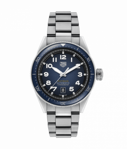TAG Heuer Autavia Calibre 5 Stainless Steel / Blue / Bracelet WBE5116.EB0173 TAG Heuer Autavia Calibre 5 Stainless Steel / Blue / Bracelet WBE5116.EB0173