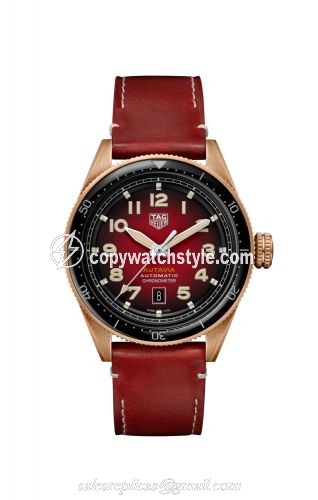 TAG Heuer Autavia Calibre 5 Bronze / Red WBE5192.FC8300 TAG Heuer Autavia Calibre 5 Bronze / Red WBE5192.FC8300