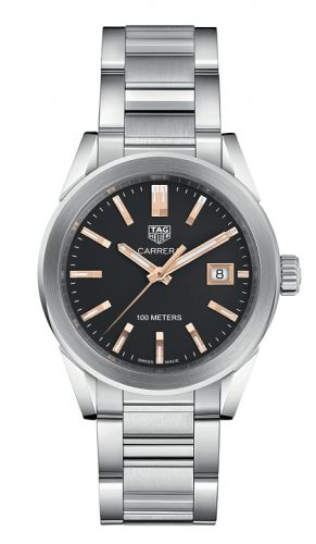 TAG Heuer Carrera Quartz 36 Stainless Steel / Black / Bracelet WBG1311.BA0758 TAG Heuer Carrera Quartz 36 Stainless Steel / Black / Bracelet WBG1311.BA0758