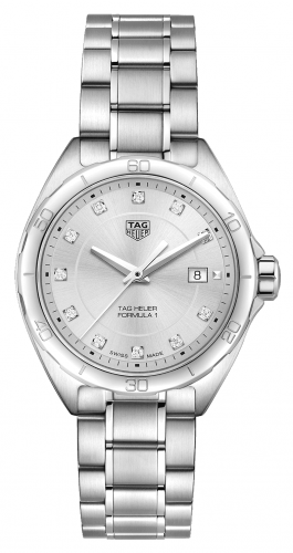 TAG Heuer Formula 1 Quartz 35 Stainless Steel / Silver - Diamond / Bracelet WBJ1315.BA0666 TAG Heuer Formula 1 Quartz 35 Stainless Steel / Silver - Diamond / Bracelet WBJ1315.BA0666