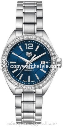 TAG Heuer Formula 1 Quartz 35 Stainless Steel / Diamond / Blue / Bracelet WBJ1316.BA0666 TAG Heuer Formula 1 Quartz 35 Stainless Steel / Diamond / Blue / Bracelet WBJ1316.BA0666