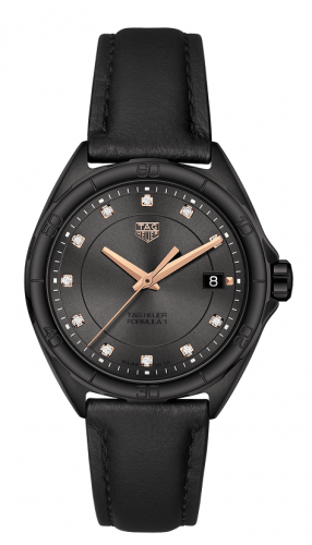 TAG Heuer Formula 1 Quartz 35 PVD / Black - Diamond / Calf WBJ1317.FC8230 TAG Heuer Formula 1 Quartz 35 PVD / Black - Diamond / Calf WBJ1317.FC8230