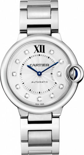 Cartier Ballon Blue de Cartier 36 Automatic Stainless Steel / Diamond / Bracelet WE902075 Cartier Ballon Blue de Cartier 36 Automatic Stainless Steel / Diamond / Bracelet WE902075
