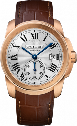 Cartier Calibre de Cartier 38 Pink Gold / Silver WGCA0003 Cartier Calibre de Cartier 38 Pink Gold / Silver WGCA0003