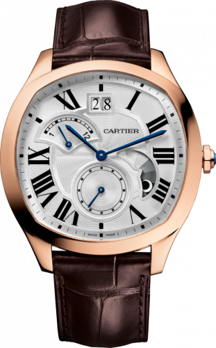 Cartier Drive de Cartier Second Time Zone Day / Night Pink Gold / Silver WGNM0005 Cartier Drive de Cartier Second Time Zone Day / Night Pink Gold / Silver WGNM0005