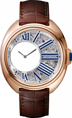 Cartier Cle de Cartier 41 Mysterious Hours Pink Gold WHCL0002 Cartier Cle de Cartier 41 Mysterious Hours Pink Gold WHCL0002