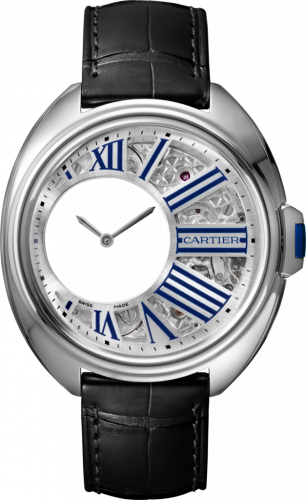 Cartier Cle de Cartier 41 Mysterious Hours Palladium WHCL0003