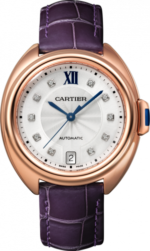 Cartier Cle de Cartier 35 Pink Gold / Diamond / Purple WJCL0032 Cartier Cle de Cartier 35 Pink Gold / Diamond / Purple WJCL0032