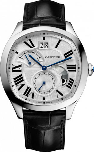 Cartier Drive de Cartier Second Time Zone Day / Night Stainless Steel / Silver WSNM0005