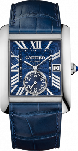 Cartier Tank MC 34.3 Stainless Steel / Blue WSTA0010 Cartier Tank MC 34.3 Stainless Steel / Blue WSTA0010