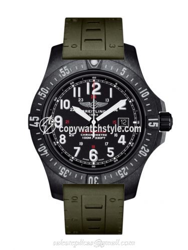 Breitling Colt Skyracer Breitlight / Black / Green Rubber / Pin X74320E4/BF87/298S/X20S.1 Breitling Colt Skyracer Breitlight / Black / Green Rubber / Pin X74320E4/BF87/298S/X20S.1