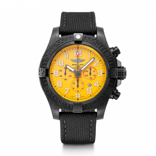 Breitling Avenger Hurricane 12H Breitlight / Cobra Yellow / Military / Pin XB0170E41I1W1