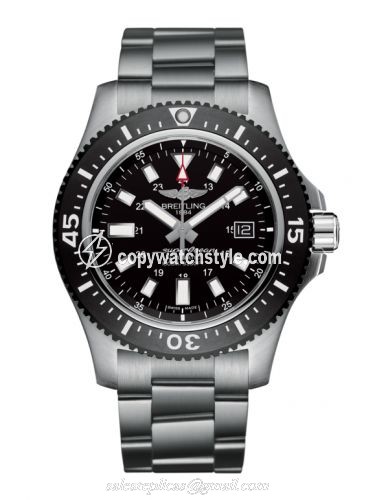 Breitling Superocean 44 Special Stainless Steel / Volcano Black / Bracelet Y17393101B1A1