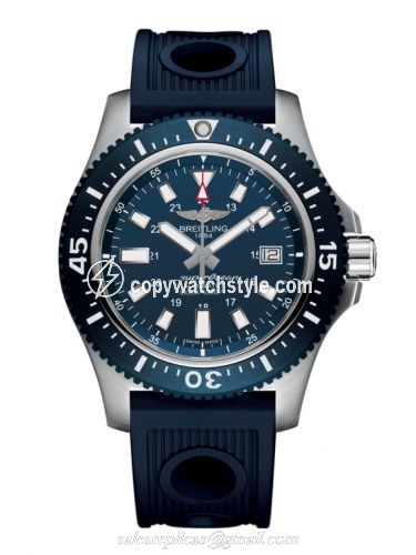 Breitling Superocean 44 Special Stainless Steel / Marine Blue / Rubber Y1739316.C959.211 Breitling Superocean 44 Special Stainless Steel / Marine Blue / Rubber Y1739316.C959.211